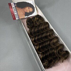 14” SOL Ripple Deep 4/27 Brown & Honey SOL Synthetic Blend Mixed Hair Extensions